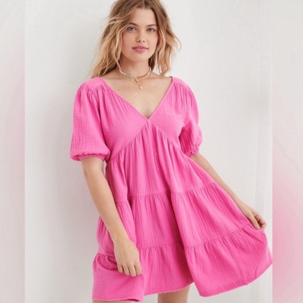 Aerie pink dress